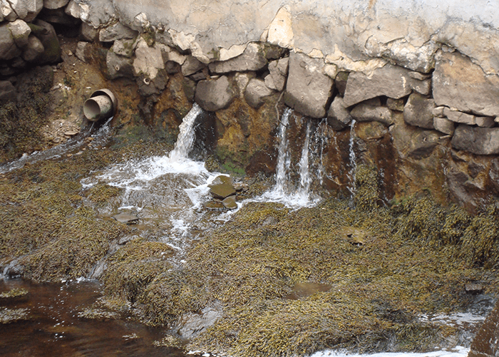 Manchester Sawmill Brook Bridge Leaking